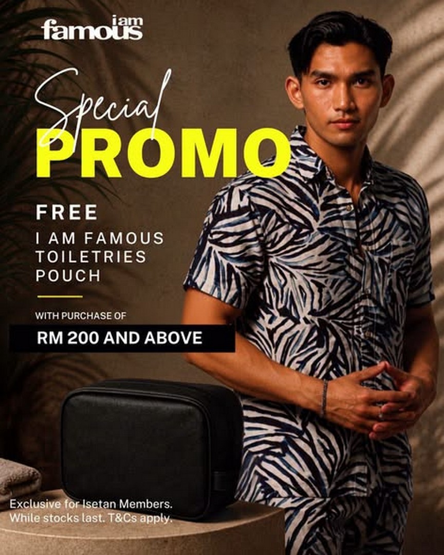 Iamfamous-at-Isetan-Kuala-Lumpur-Fashion-Pop-Up-Sale-1 31 July-3 September 2026: Iamfamous at Isetan Kuala Lumpur: Fashion Pop-Up Sale Featuring Linen Essentials, Batik Shirts and Exclusive Member Gift Promotion
