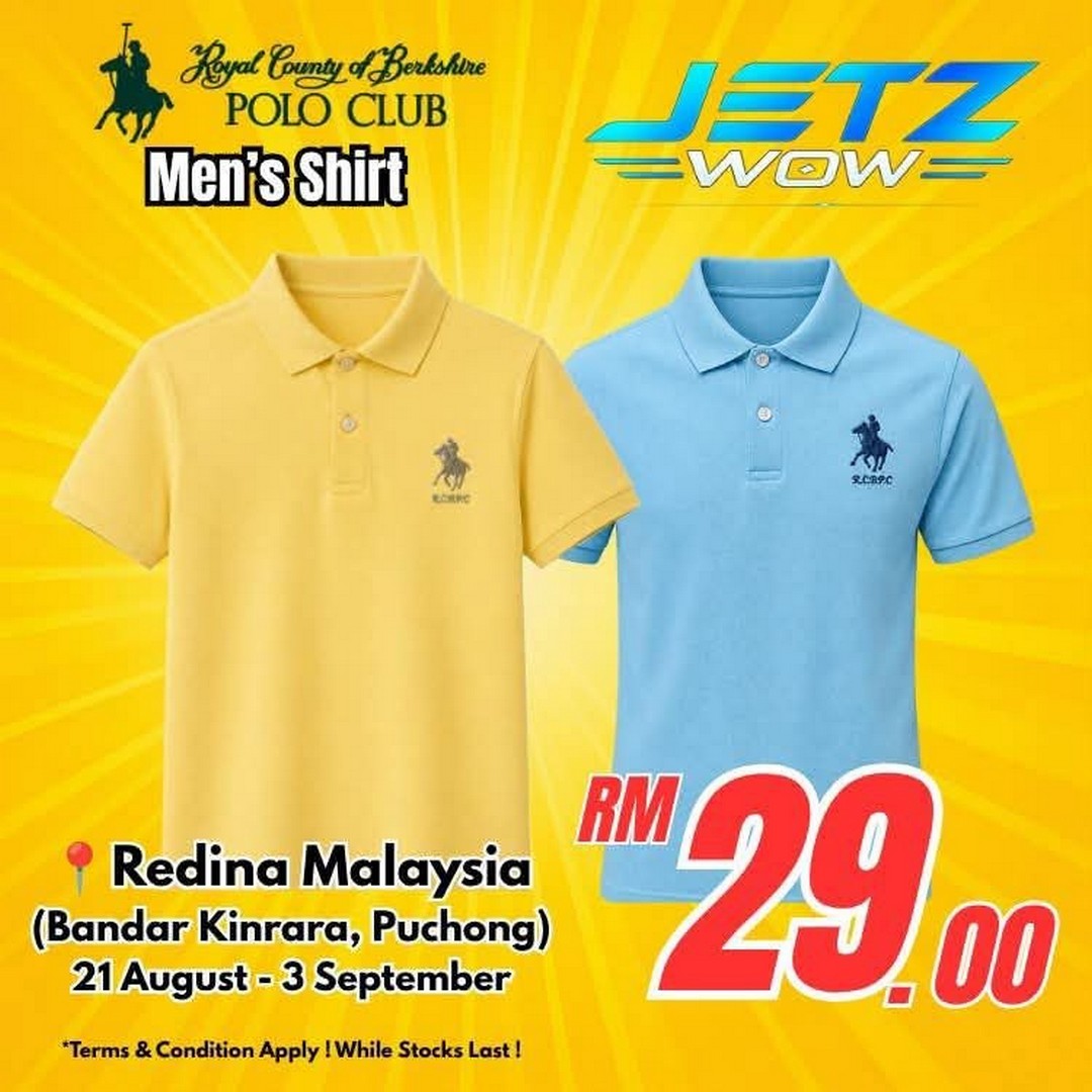 JETZ-WOW-Warehouse-Sale-11 21 August-3 September 2026: JETZ WOW Warehouse Sale at Redina Malaysia Puchong, Up to 80% Off Big Brands Promotion