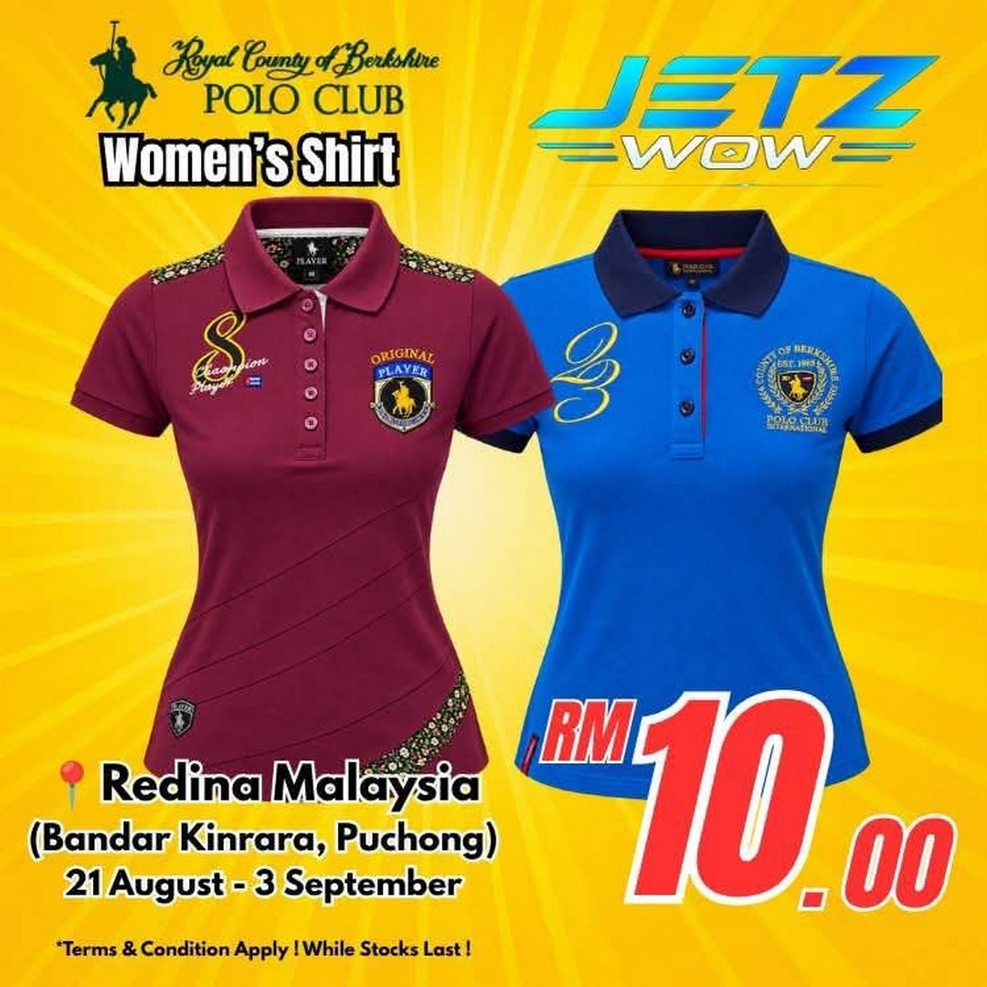 JETZ-WOW-Warehouse-Sale-7 21 August-3 September 2026: JETZ WOW Warehouse Sale at Redina Malaysia Puchong, Up to 80% Off Big Brands Promotion