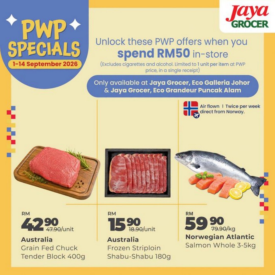Jaya-Grocer-PWP-Promotion-RM1-Deals-with-RM50-Minimum-3 1-14 September 2026: Jaya Grocer PWP Promotion, RM1 Deals with RM50 Minimum Spend at Eco Galleria Johor & Eco Grandeur Puncak Alam