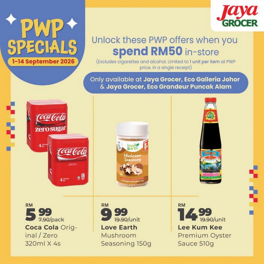 Jaya-Grocer-PWP-Promotion-RM1-Deals-with-RM50-Minimum-5 1-14 September 2026: Jaya Grocer PWP Promotion, RM1 Deals with RM50 Minimum Spend at Eco Galleria Johor & Eco Grandeur Puncak Alam