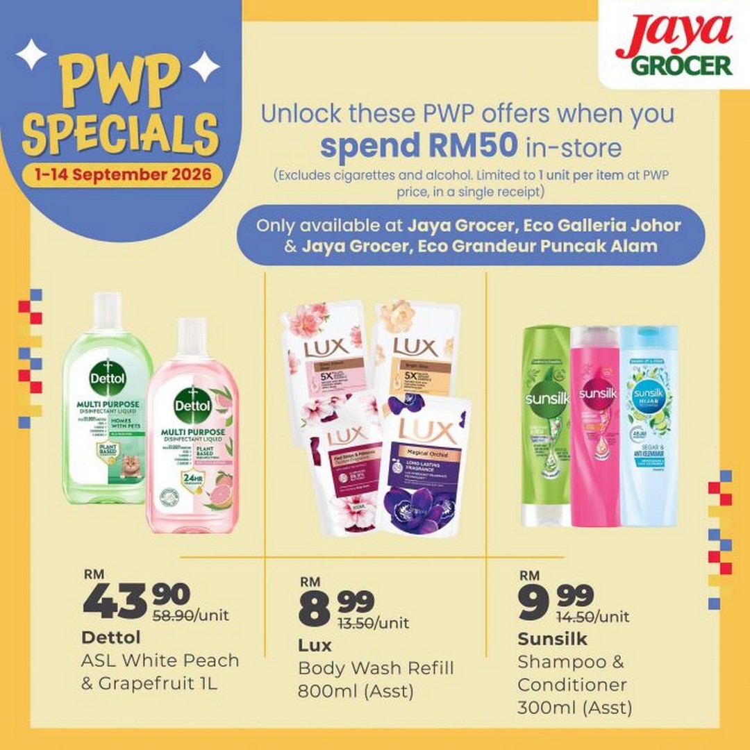 Jaya-Grocer-PWP-Promotion-RM1-Deals-with-RM50-Minimum-8 1-14 September 2026: Jaya Grocer PWP Promotion, RM1 Deals with RM50 Minimum Spend at Eco Galleria Johor & Eco Grandeur Puncak Alam