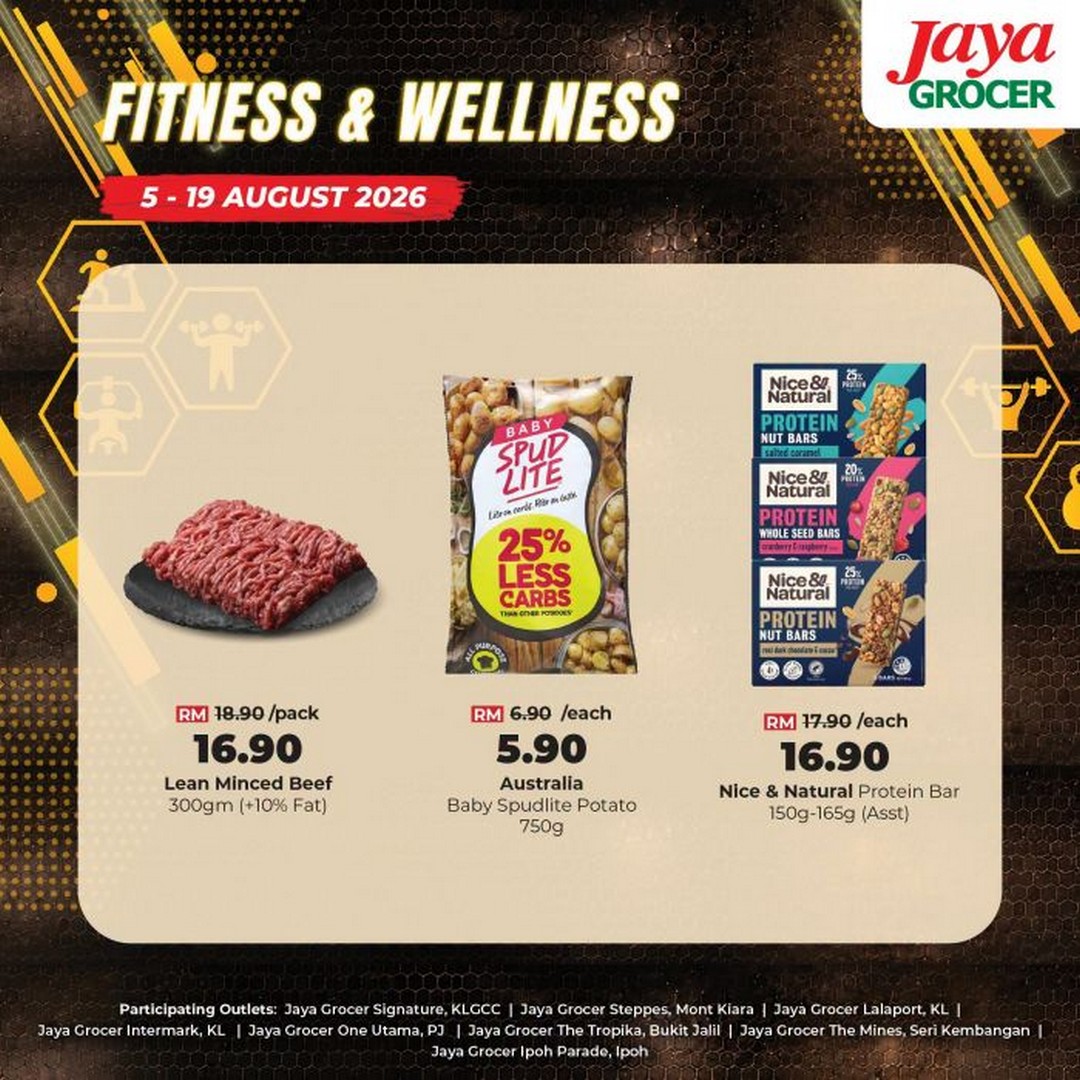 Jaya-Grocer-Promotion-Fitness-Wellness-Deals-1 5-19 August 2026: Jaya Grocer Promotion: Fitness & Wellness Deals Featuring High-Protein Snacks and Healthy Lifestyle Essentials