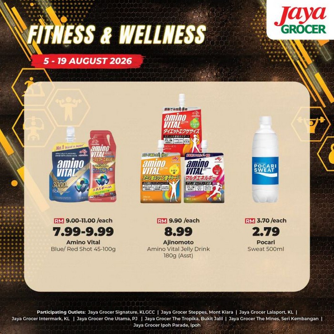 Jaya-Grocer-Promotion-Fitness-Wellness-Deals-10 5-19 August 2026: Jaya Grocer Promotion: Fitness & Wellness Deals Featuring High-Protein Snacks and Healthy Lifestyle Essentials