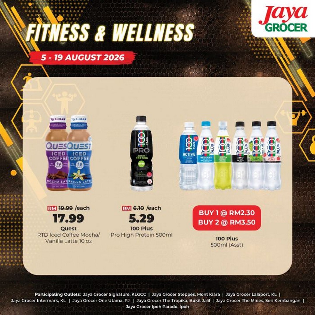 Jaya-Grocer-Promotion-Fitness-Wellness-Deals-7 5-19 August 2026: Jaya Grocer Promotion: Fitness & Wellness Deals Featuring High-Protein Snacks and Healthy Lifestyle Essentials