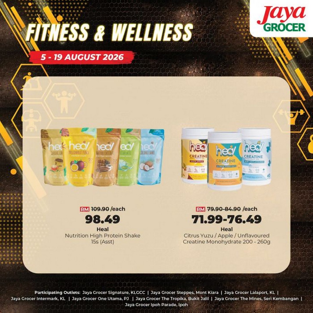Jaya-Grocer-Promotion-Fitness-Wellness-Deals-9 5-19 August 2026: Jaya Grocer Promotion: Fitness & Wellness Deals Featuring High-Protein Snacks and Healthy Lifestyle Essentials