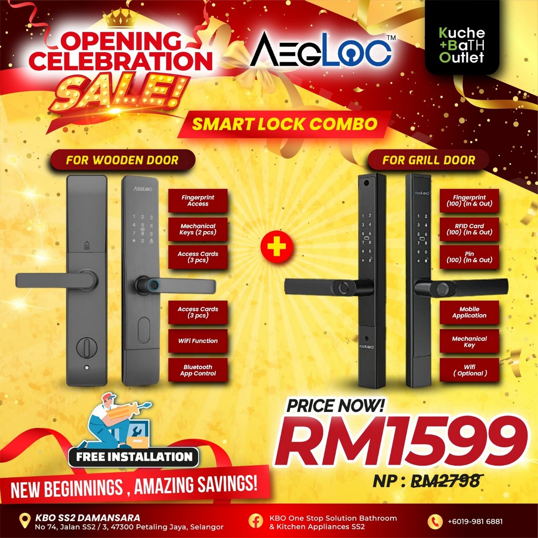 KBO-One-Stop-Solution-Bathroom-Kitchen-Appliances-Kuchai-Lama-13 10 August 2026 onwards: KBO One Stop Solution Bathroom & Kitchen Appliances Kuchai Lama: Opening Celebration Sale with Bathroom Sets from RM899