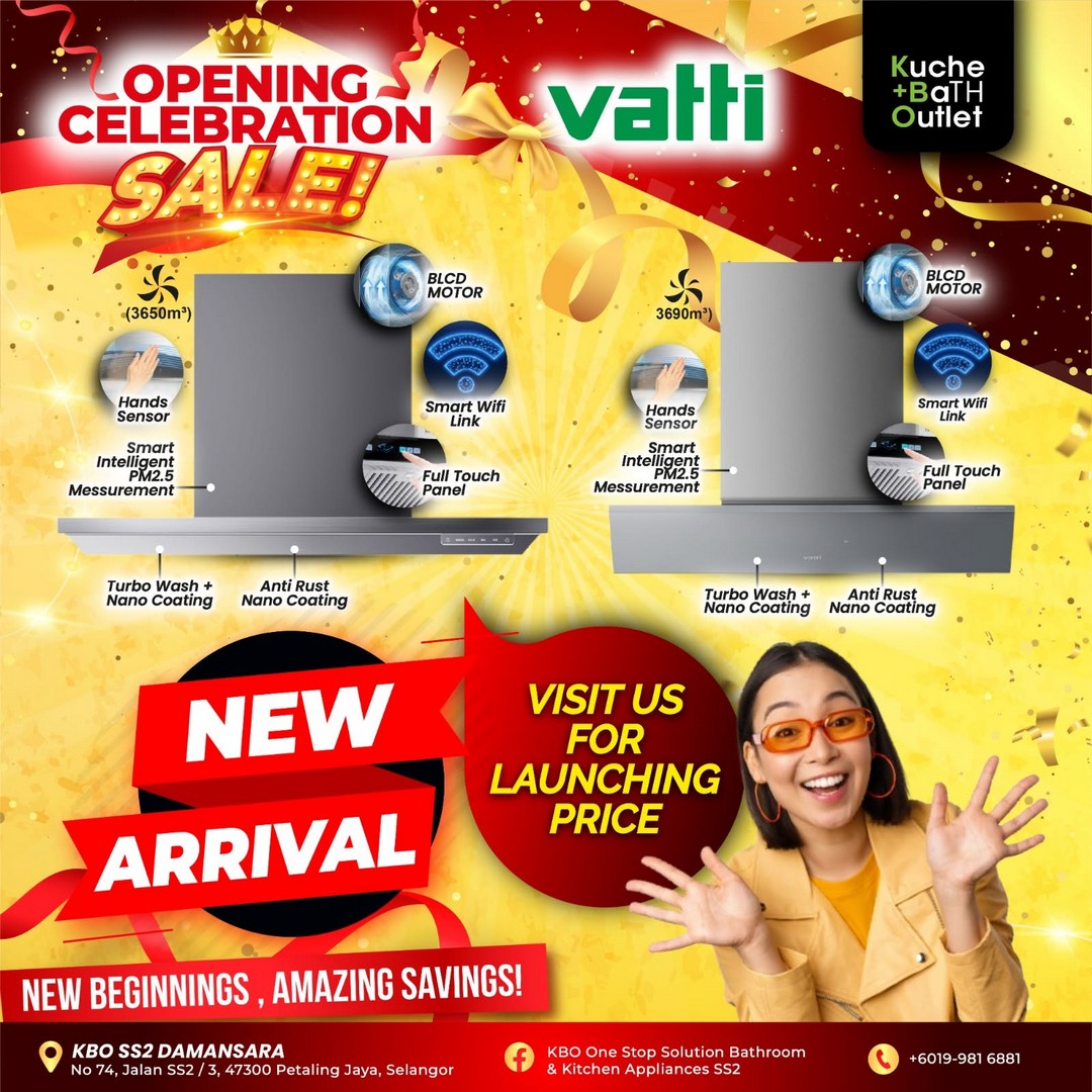 KBO-One-Stop-Solution-Bathroom-Kitchen-Appliances-Kuchai-Lama-14 10 August 2026 onwards: KBO One Stop Solution Bathroom & Kitchen Appliances Kuchai Lama: Opening Celebration Sale with Bathroom Sets from RM899