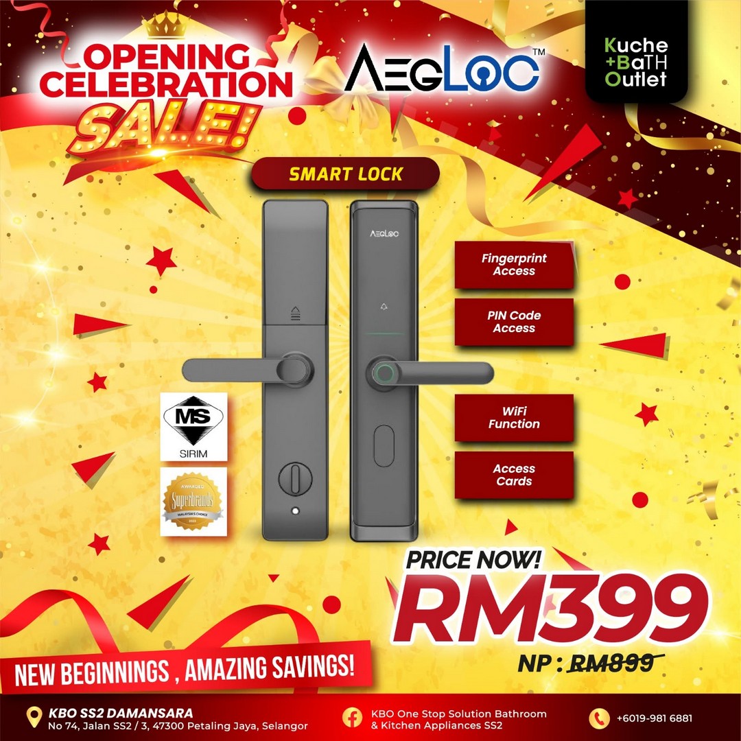 KBO-One-Stop-Solution-Bathroom-Kitchen-Appliances-Kuchai-Lama-6 10 August 2026 onwards: KBO One Stop Solution Bathroom & Kitchen Appliances Kuchai Lama: Opening Celebration Sale with Bathroom Sets from RM899