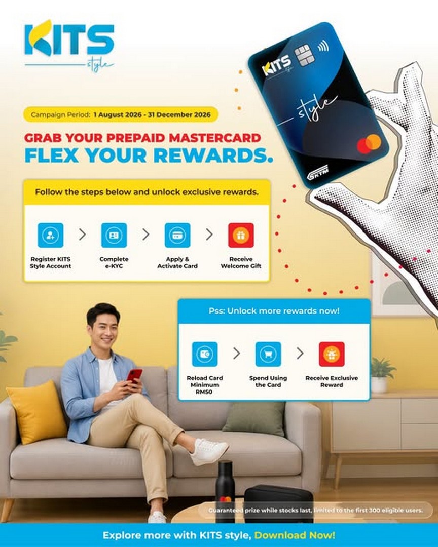 KTM-Berhad-KITS-Style-Free-Rewards-with-Prepaid-Mastercard 1 August-31 December 2026: KTM Berhad KITS Style: Free Rewards with Prepaid Mastercard Activation and RM50 Spend Promotion