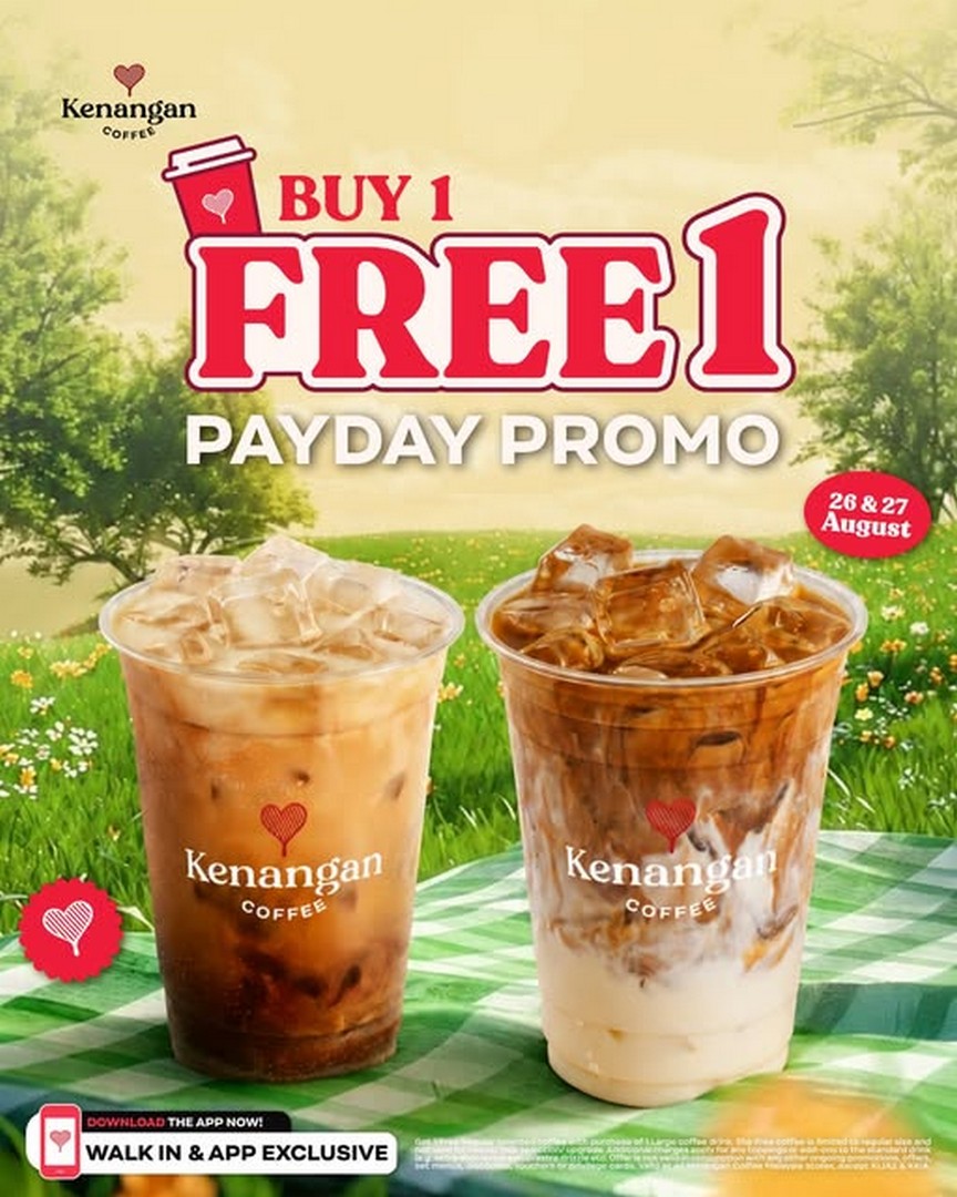 Kenangan-Coffee-Malaysia-Buy-1-Large-Coffee-and-Get-1-Regular-Coffee 26-27 August 2026: Kenangan Coffee Malaysia: Buy 1 Large Coffee and Get 1 Regular Coffee Free Promotion