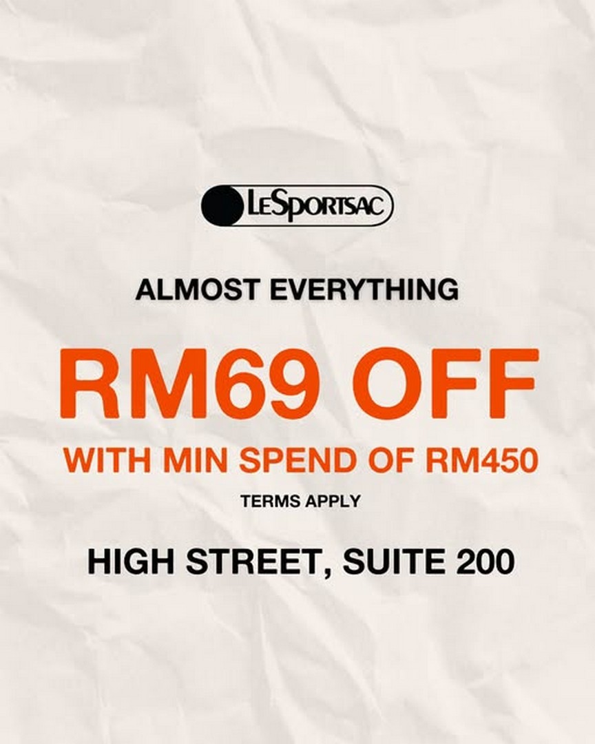 LeSportsac-RM69-Rebate-With-RM450-Purchase 14-31 August 2026: LeSportsac: RM69 Rebate With RM450 Purchase at Genting Highlands Premium Outlets