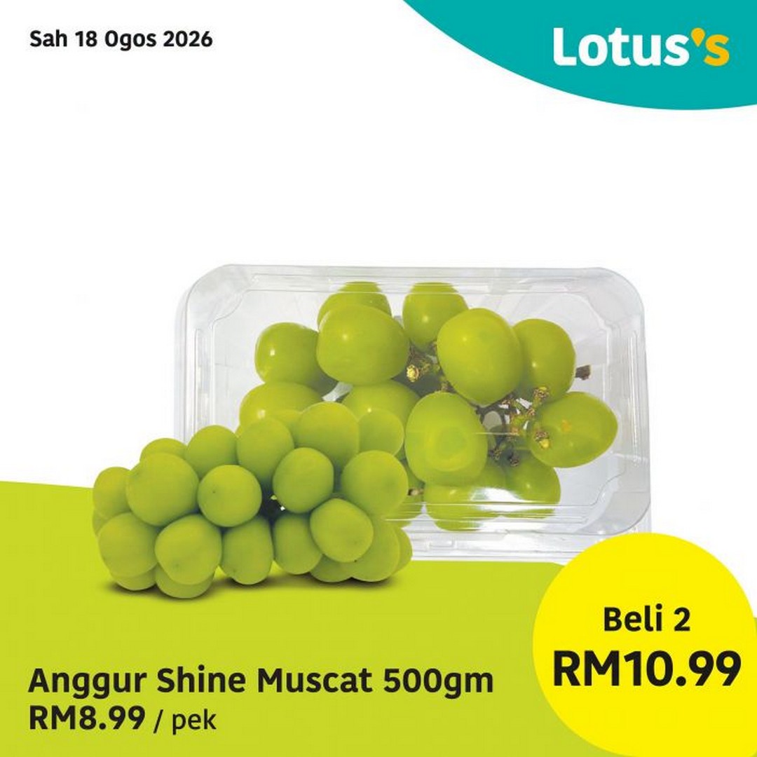 Lotuss-Gila-Jimat-Promotion-Buy-1-Free-1-Garlic-and-Cheap-Grocery-Deals-12 18-26 August 2026: Lotus's Gila Jimat Promotion, Buy 1 Free 1 Garlic and Cheap Grocery Deals at Participating Stores