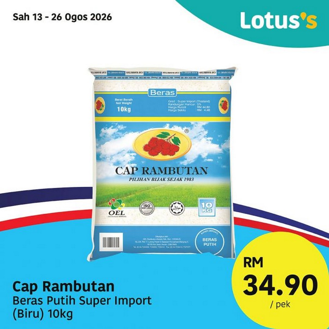 Lotuss-Lesgo-Lokal-Sale-Promotion-with-Groceries-from-RM2.69-1 13-26 August 2026: Lotus's: Lesgo Lokal Sale Promotion with Groceries from RM2.69, Rice, Frozen Food, Drinks and Home Essentials