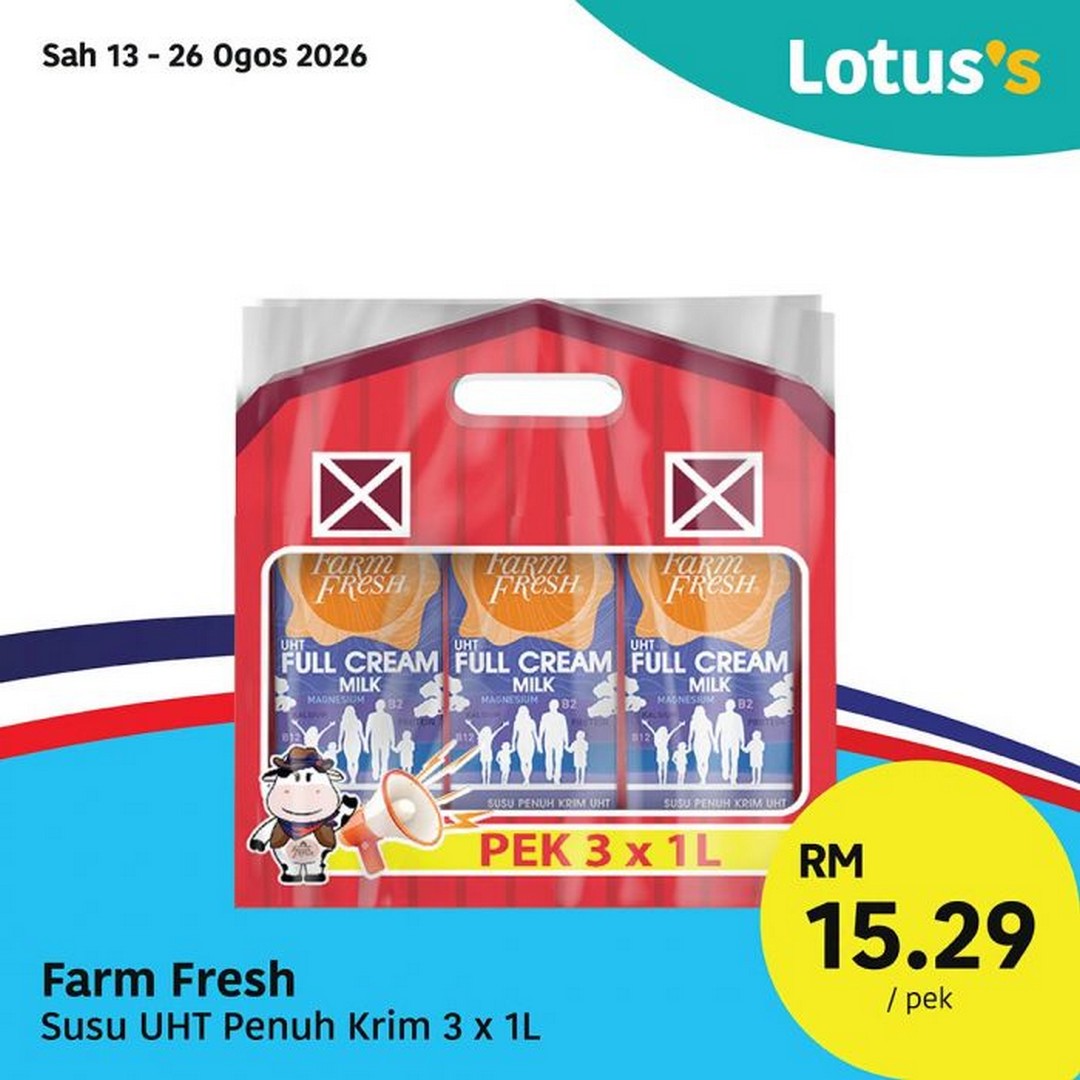 Lotuss-Lesgo-Lokal-Sale-Promotion-with-Groceries-from-RM2.69-10 13-26 August 2026: Lotus's: Lesgo Lokal Sale Promotion with Groceries from RM2.69, Rice, Frozen Food, Drinks and Home Essentials