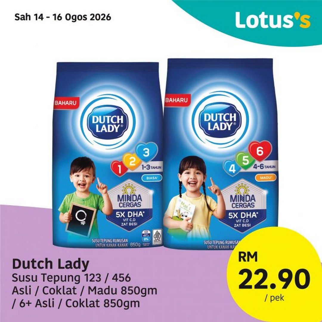 Lotuss-Malaysia-Pasti-Berbaloi-Sale-with-Buy-1-Free-1-16 14-26 August 2026: Lotus's Malaysia: Pasti Berbaloi Sale with Buy 1 Free 1, Milo RM33.99 and Grocery Bargains Promotion