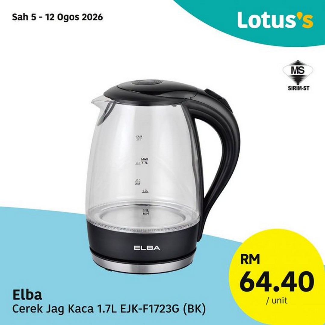 Lotuss-Malaysia-Promosi-Hangat-Sale-Promotion-Featuring-Buy-1-Free-1-15 5-12 August 2026: Lotus's Malaysia: Promosi Hangat Sale Promotion Featuring Buy 1 Free 1 Fresh Groceries and Household Essentials Deals