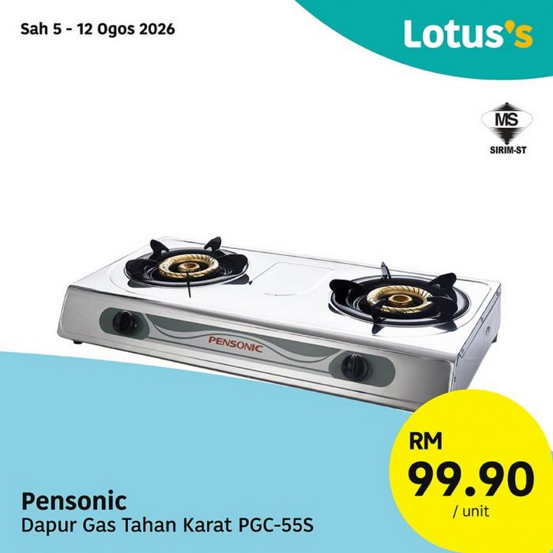 Lotuss-Malaysia-Promosi-Hangat-Sale-Promotion-Featuring-Buy-1-Free-1-16 5-12 August 2026: Lotus's Malaysia: Promosi Hangat Sale Promotion Featuring Buy 1 Free 1 Fresh Groceries and Household Essentials Deals