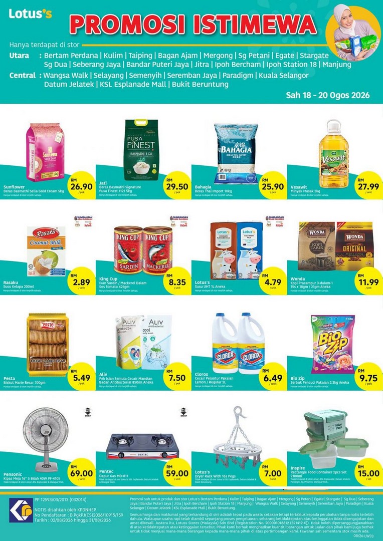 Lotuss-Malaysia-Promosi-Istimewa-Whole-Chicken-RM7.99-1 18-20 August 2026: Lotus's Malaysia: Promosi Istimewa Whole Chicken RM7.99/kg and Grocery Bargains: Sale Promotion