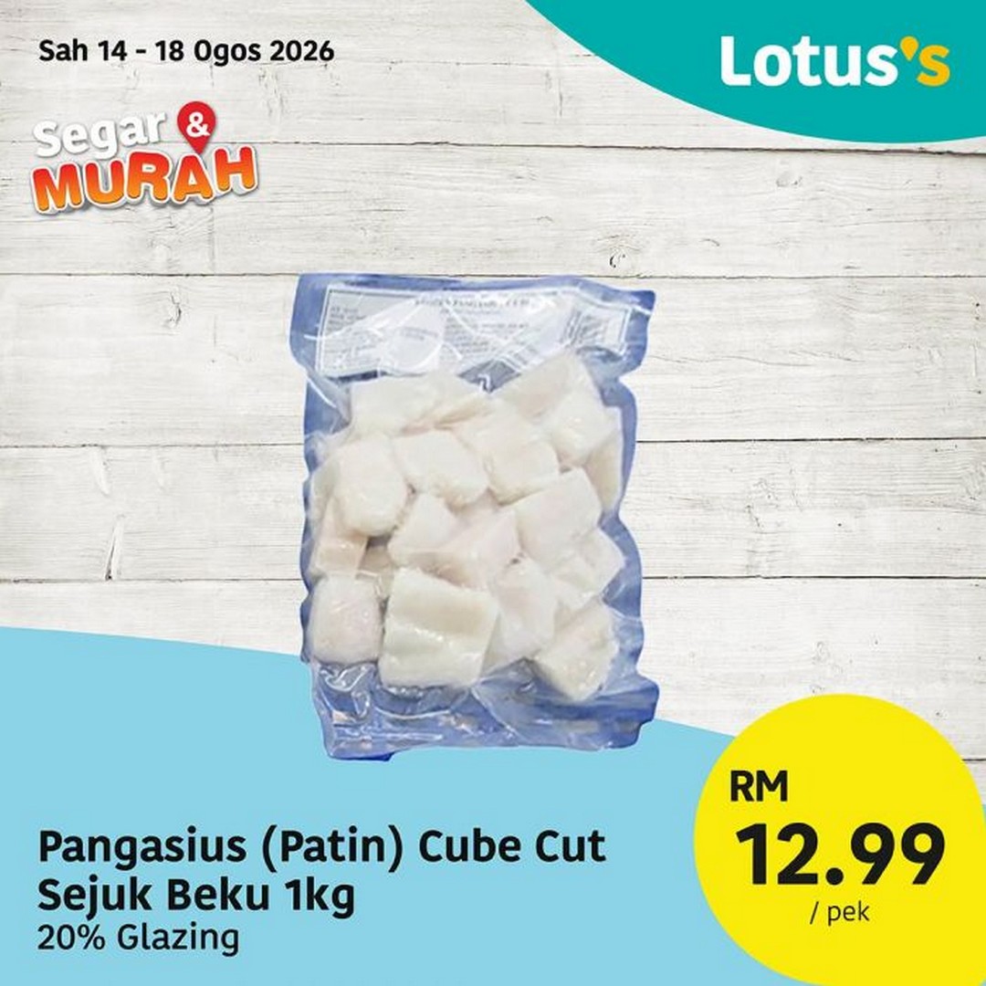 Lotuss-Malaysia-Segar-Murah-Fresh-Grocery-Sale-3 14-18 August 2026: Lotus's Malaysia: Segar & Murah Fresh Grocery Sale Promotion with Buy 1 Free 1 Enoki Mushrooms and Fresh Food Deals