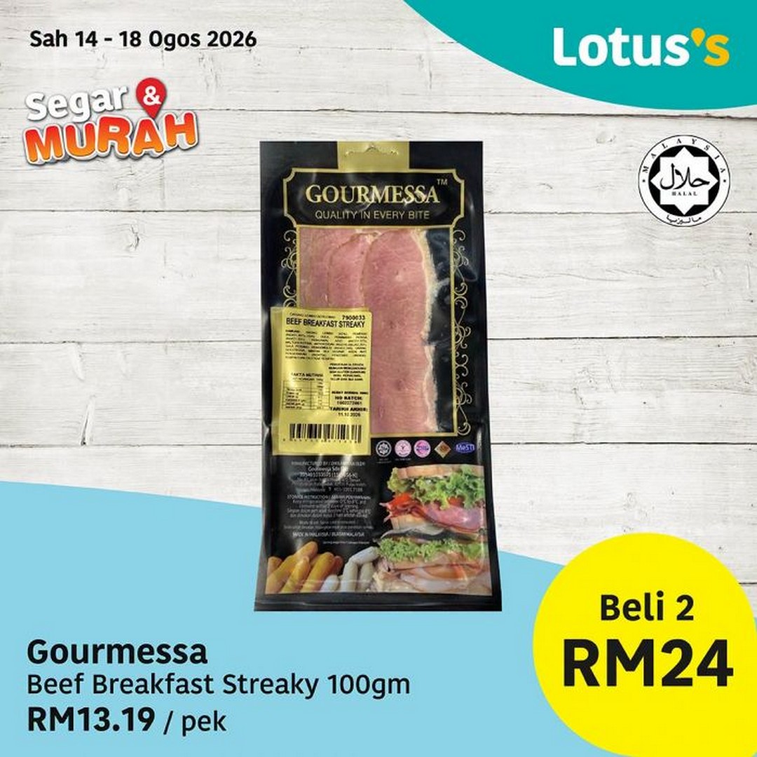 Lotuss-Malaysia-Segar-Murah-Fresh-Grocery-Sale-6 14-18 August 2026: Lotus's Malaysia: Segar & Murah Fresh Grocery Sale Promotion with Buy 1 Free 1 Enoki Mushrooms and Fresh Food Deals