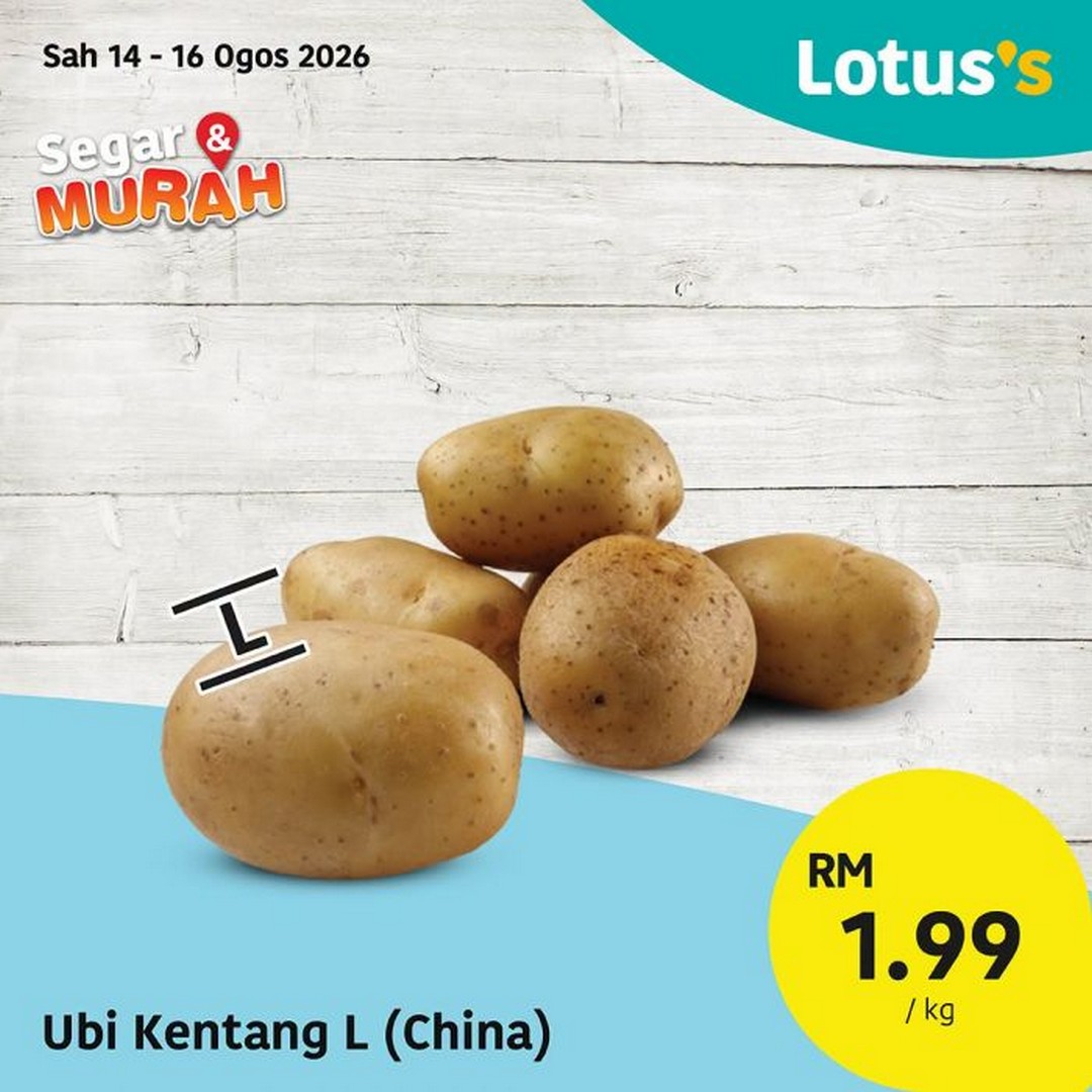 Lotuss-Malaysia-Segar-Murah-Fresh-Grocery-Sale-7 14-18 August 2026: Lotus's Malaysia: Segar & Murah Fresh Grocery Sale Promotion with Buy 1 Free 1 Enoki Mushrooms and Fresh Food Deals