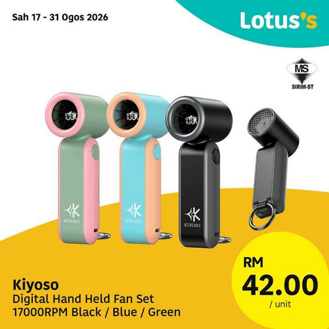 Lotuss-WOW-Lagi-MURAH-Dari-ONLINE-Home-Appliances-Promotion-10 17-31 August 2026: Lotus's: WOW! Lagi MURAH Dari ONLINE Home Appliances Promotion from RM39.90