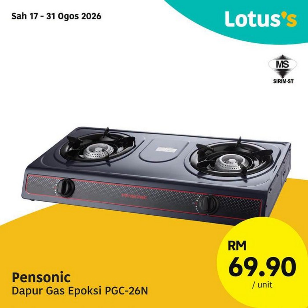 Lotuss-WOW-Lagi-MURAH-Dari-ONLINE-Home-Appliances-Promotion-4 17-31 August 2026: Lotus's: WOW! Lagi MURAH Dari ONLINE Home Appliances Promotion from RM39.90