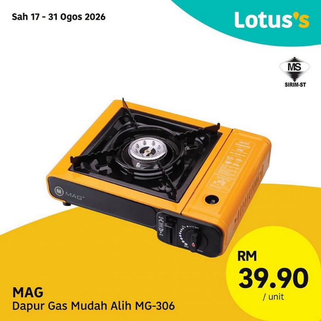 Lotuss-WOW-Lagi-MURAH-Dari-ONLINE-Home-Appliances-Promotion-6 17-31 August 2026: Lotus's: WOW! Lagi MURAH Dari ONLINE Home Appliances Promotion from RM39.90