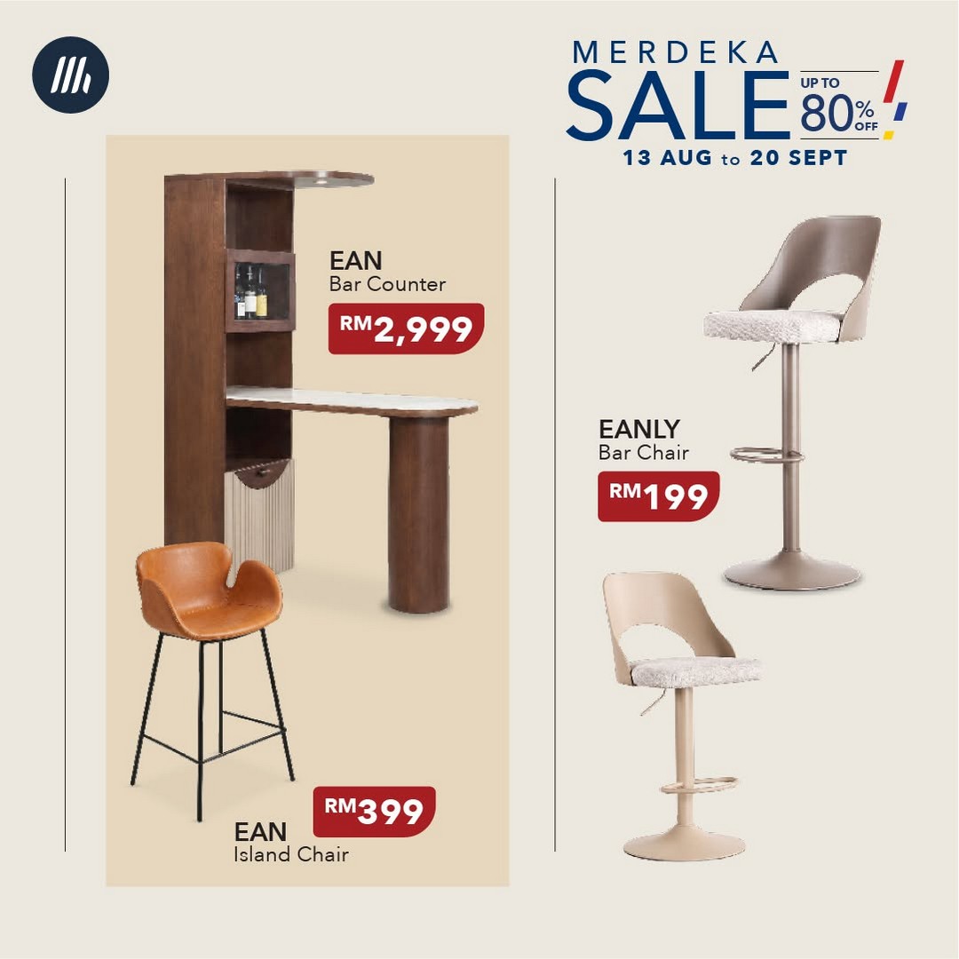 MAJUHOME-Concept-Merdeka-Sale-with-Up-to-80-Off-10 13 August-20 September 2026: MAJUHOME Concept: Merdeka Sale with Up to 80% Off Selected Furniture for Living, Dining, Bedroom, Office and More