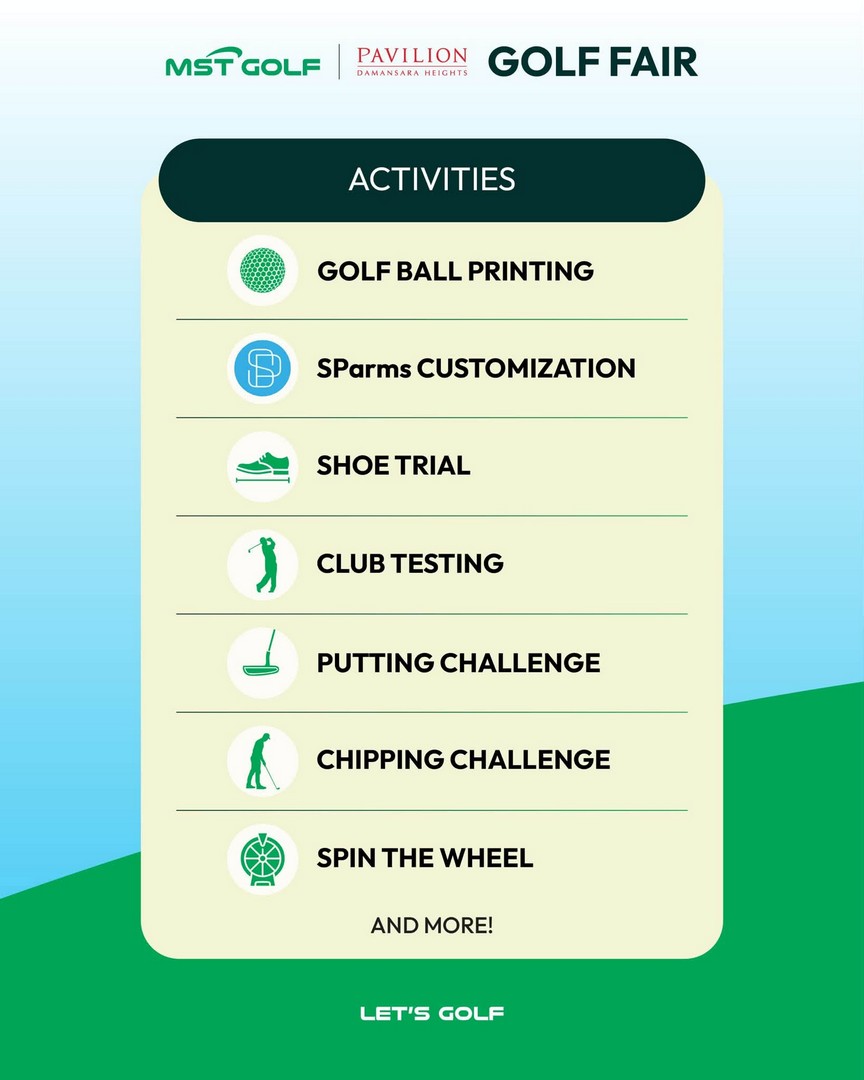 MST-Golf-Golf-Fair-with-RM30-Vouchers-Apparel-Discounts-and-Golf-5 10-16 August 2026: MST Golf: Golf Fair with RM30 Vouchers, Apparel Discounts and Golf Activities at Pavilion Damansara Heights