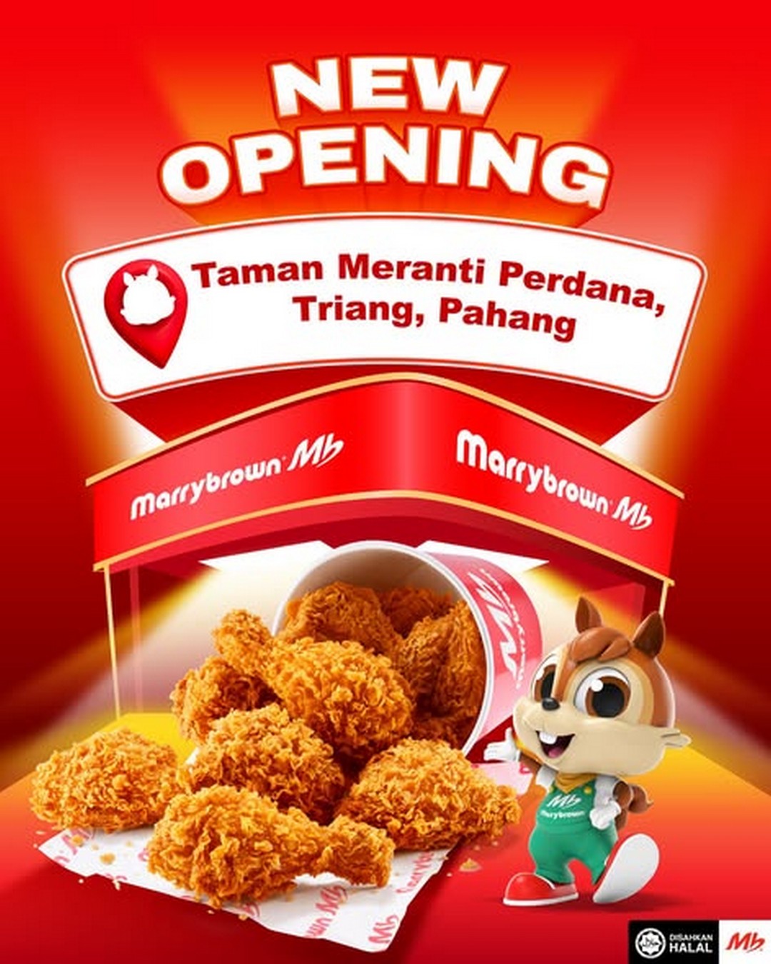 Marrybrown-New-Taman-Meranti-Perdana-Outlet-Opening 26 August 2026: Marrybrown: New Taman Meranti Perdana Outlet Opening with RM6 Ayam Goreng MB Meal, Free Ice Cream and Limited Edition Canvas Bag Promotion