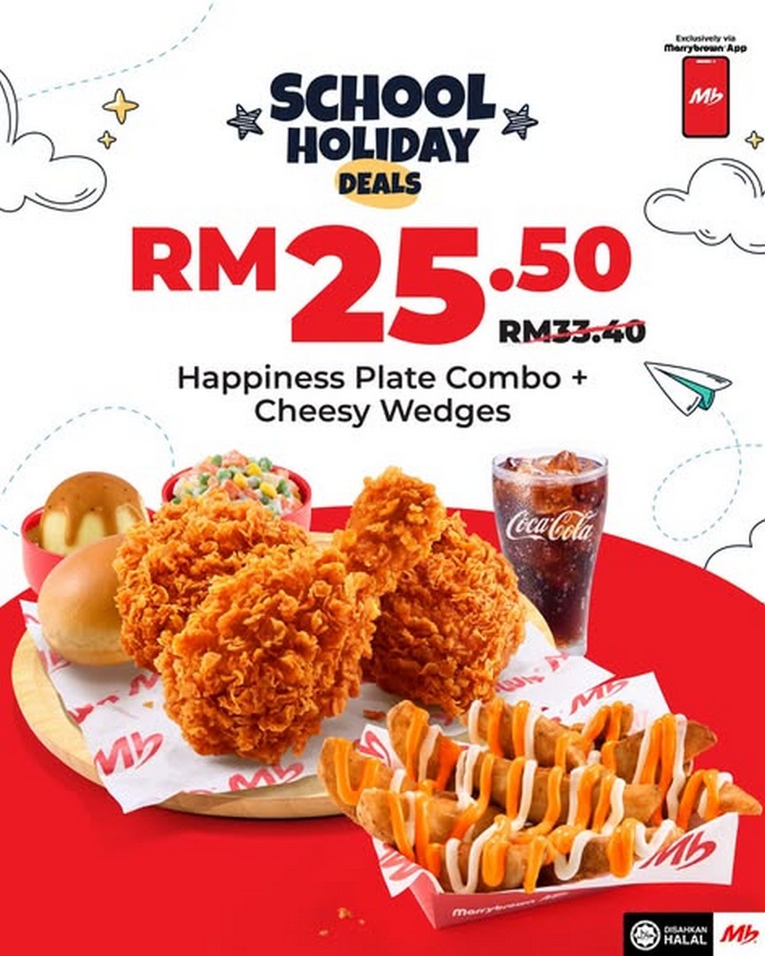 Marrybrown-School-Holiday-Promotion-–-MB-App-Deals 28 August 2026 onwards: Marrybrown School Holiday Promotion – MB App Deals from RM16.90, Eat-In & Takeaway Available