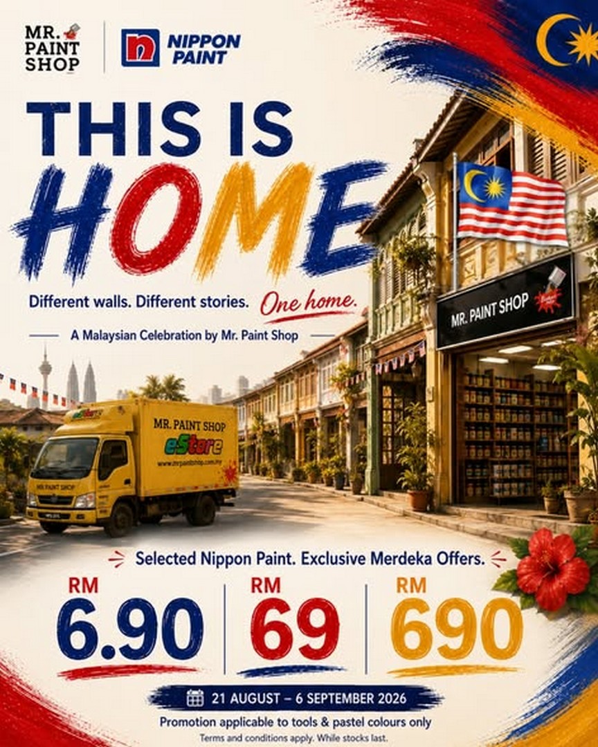 Mr.-Paint-Shop-Merdeka-Special-Price-Promotion 21 August-6 September 2026: Mr. Paint Shop: Merdeka Special Price Promotion on Selected Paint and Painting Essentials