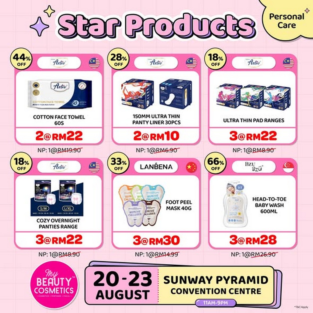 My-Beauty-Cosmetics-Skincare-Haircare-Personal-Care-1 20-23 August 2026: My Beauty & Cosmetics, Skincare, Haircare & Personal Care Products Up To 90% OFF At Sunway Pyramid Convention Centre