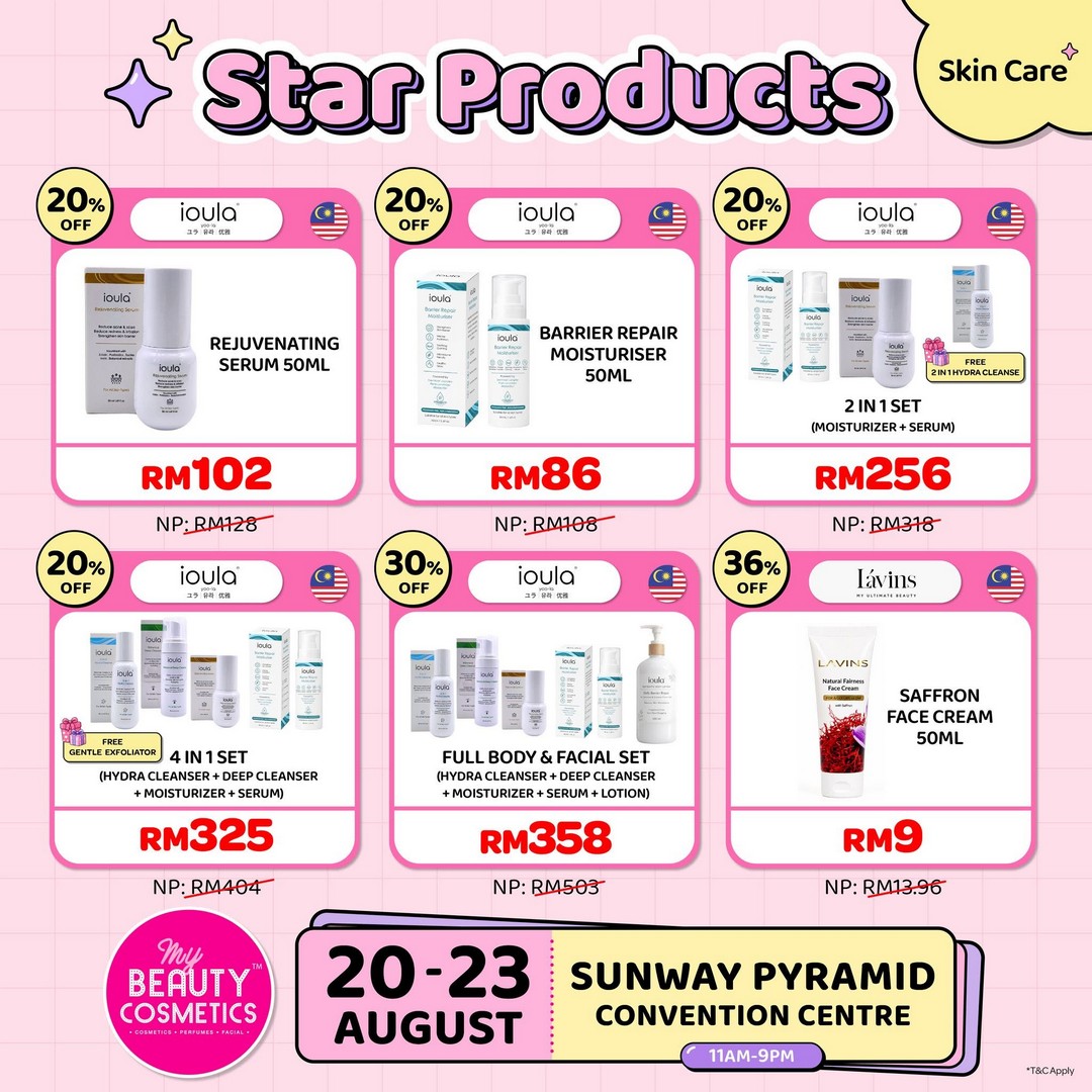 My-Beauty-Cosmetics-Skincare-Haircare-Personal-Care-10 20-23 August 2026: My Beauty & Cosmetics, Skincare, Haircare & Personal Care Products Up To 90% OFF At Sunway Pyramid Convention Centre