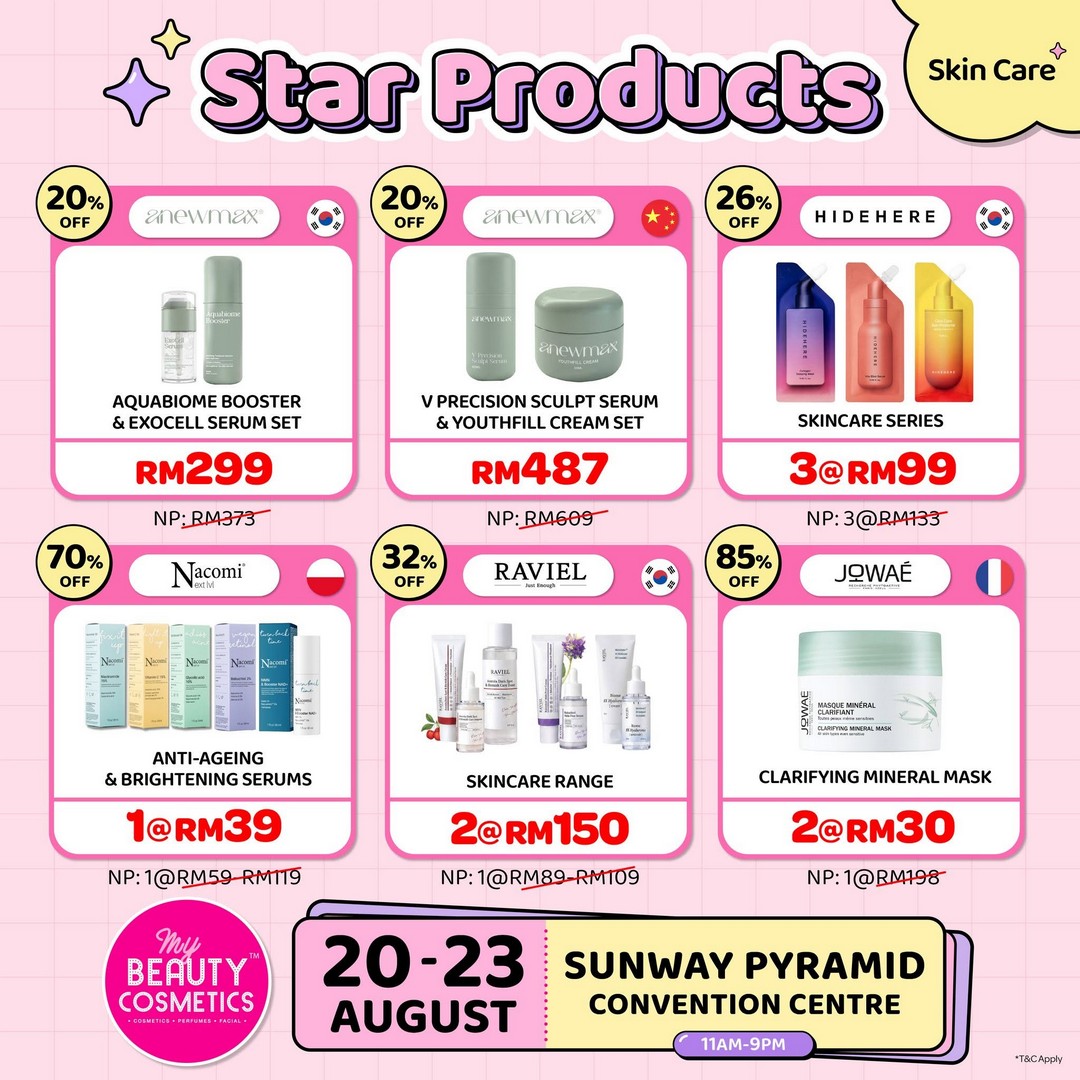 My-Beauty-Cosmetics-Skincare-Haircare-Personal-Care-12 20-23 August 2026: My Beauty & Cosmetics, Skincare, Haircare & Personal Care Products Up To 90% OFF At Sunway Pyramid Convention Centre