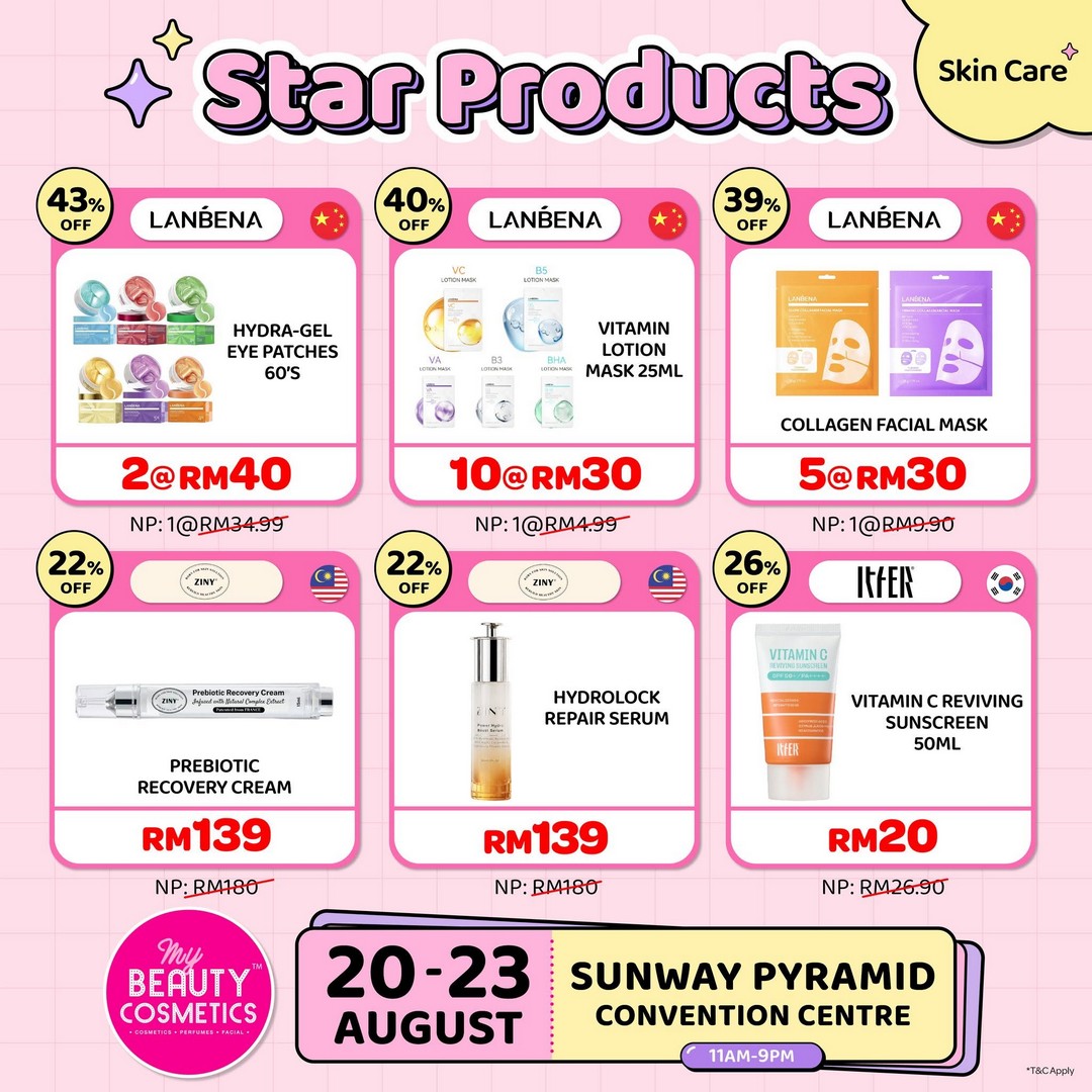My-Beauty-Cosmetics-Skincare-Haircare-Personal-Care-13 20-23 August 2026: My Beauty & Cosmetics, Skincare, Haircare & Personal Care Products Up To 90% OFF At Sunway Pyramid Convention Centre