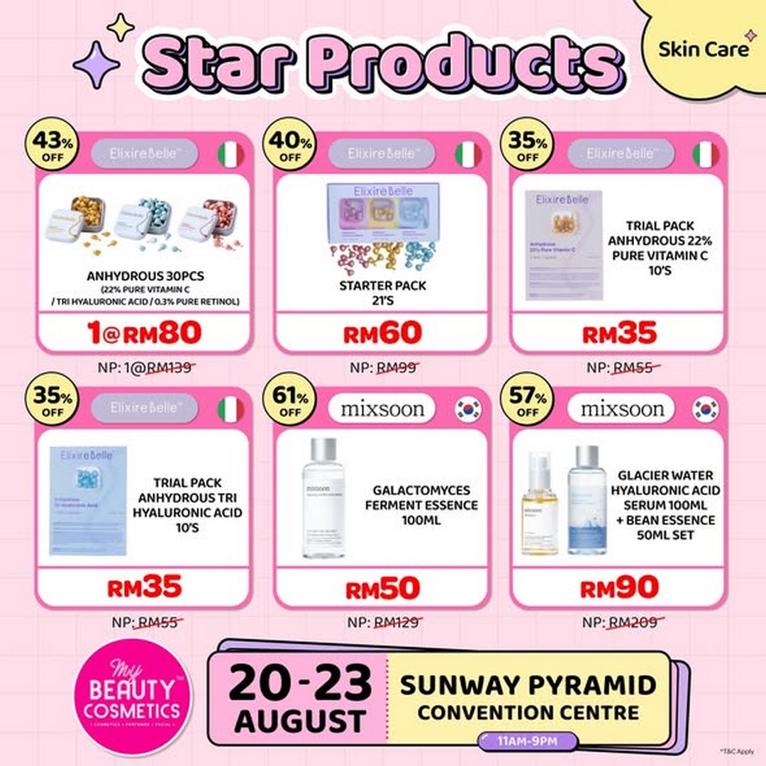 My-Beauty-Cosmetics-Skincare-Haircare-Personal-Care-2 20-23 August 2026: My Beauty & Cosmetics, Skincare, Haircare & Personal Care Products Up To 90% OFF At Sunway Pyramid Convention Centre