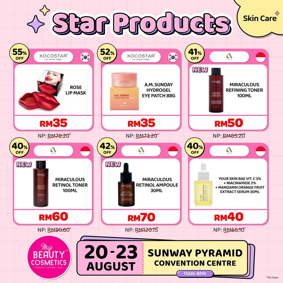 My-Beauty-Cosmetics-Skincare-Haircare-Personal-Care-9 20-23 August 2026: My Beauty & Cosmetics, Skincare, Haircare & Personal Care Products Up To 90% OFF At Sunway Pyramid Convention Centre