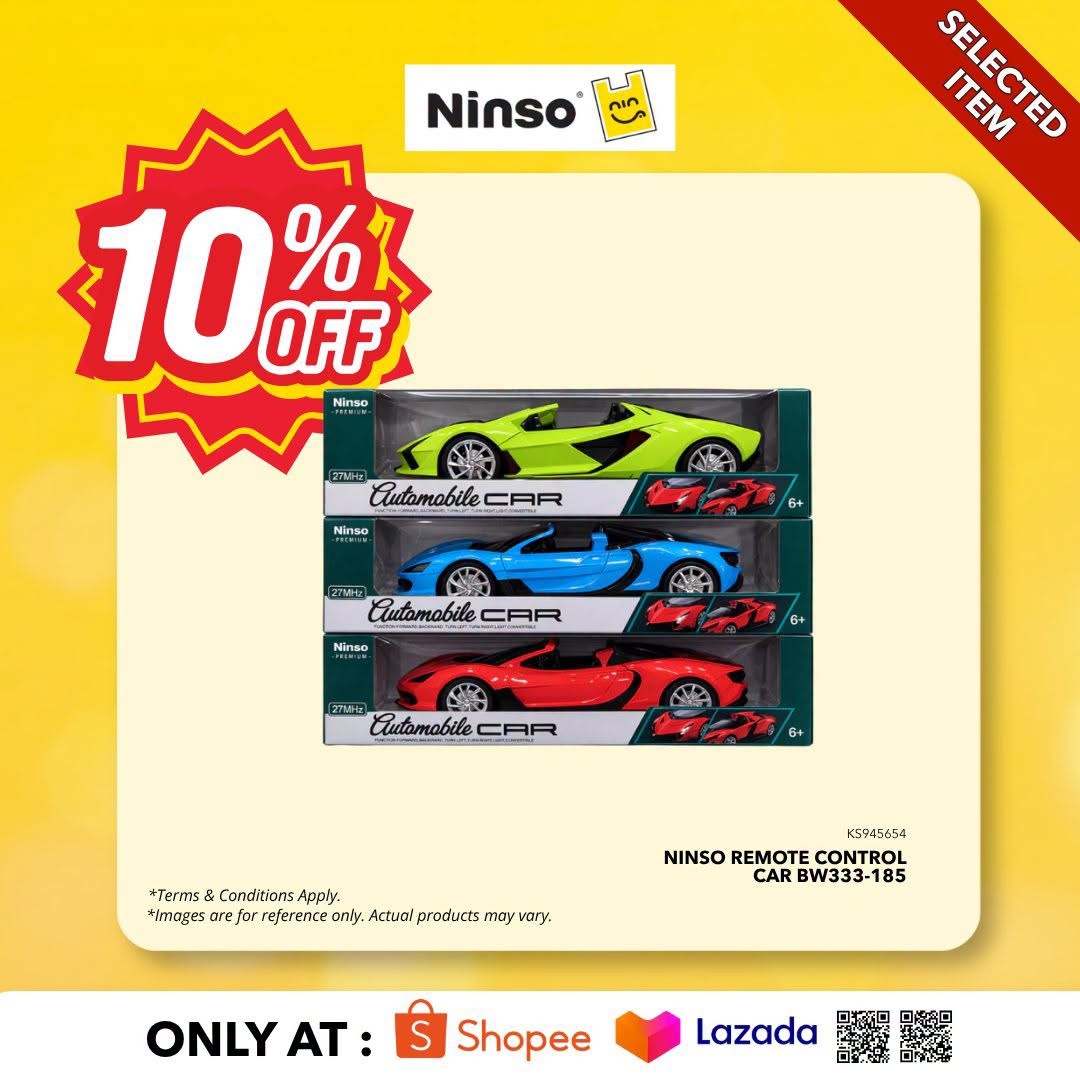 NINSO-10-OFF-Selected-Items-on-Shopee-and-Lazada-–-Online-Sale-13 19 August 2026 onwards: NINSO: 10% OFF Selected Items on Shopee and Lazada – Online Sale