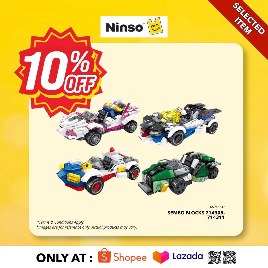 NINSO-10-OFF-Selected-Items-on-Shopee-and-Lazada-–-Online-Sale-14 19 August 2026 onwards: NINSO: 10% OFF Selected Items on Shopee and Lazada – Online Sale