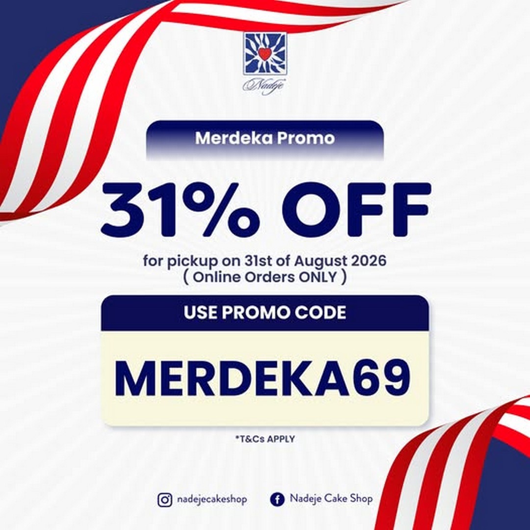Nadeje-Merdeka-Promotion-31-OFF-Online-Orders-for-Malaysias-69th-Merdeka-Da 31 August 2026: Nadeje Merdeka Promotion 31% OFF Online Orders for Malaysia’s 69th Merdeka Day