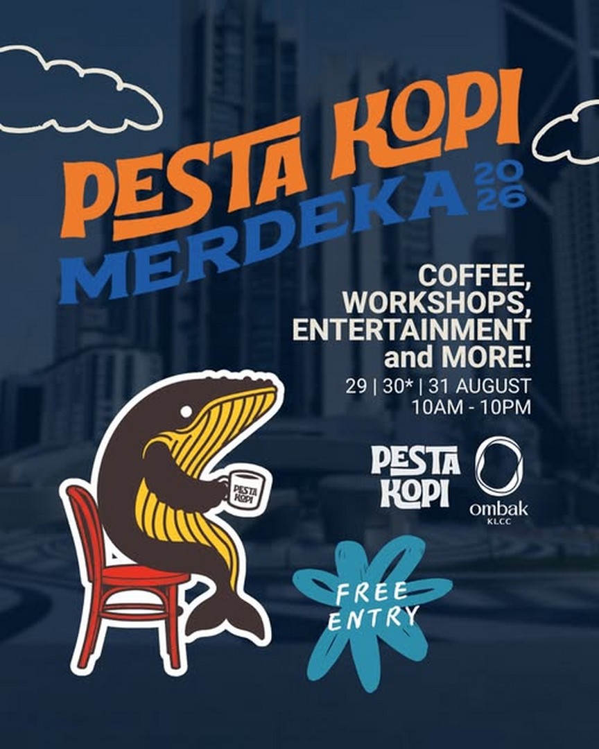 Ombak-KLCC-Pesta-Kopi-Merdeka-Coffee-Festival 29-31 August 2026: Ombak KLCC: Pesta Kopi Merdeka Coffee Festival at Rooftop Sky Garden: Coffee Sale, Promotion and Merdeka Weekend Event