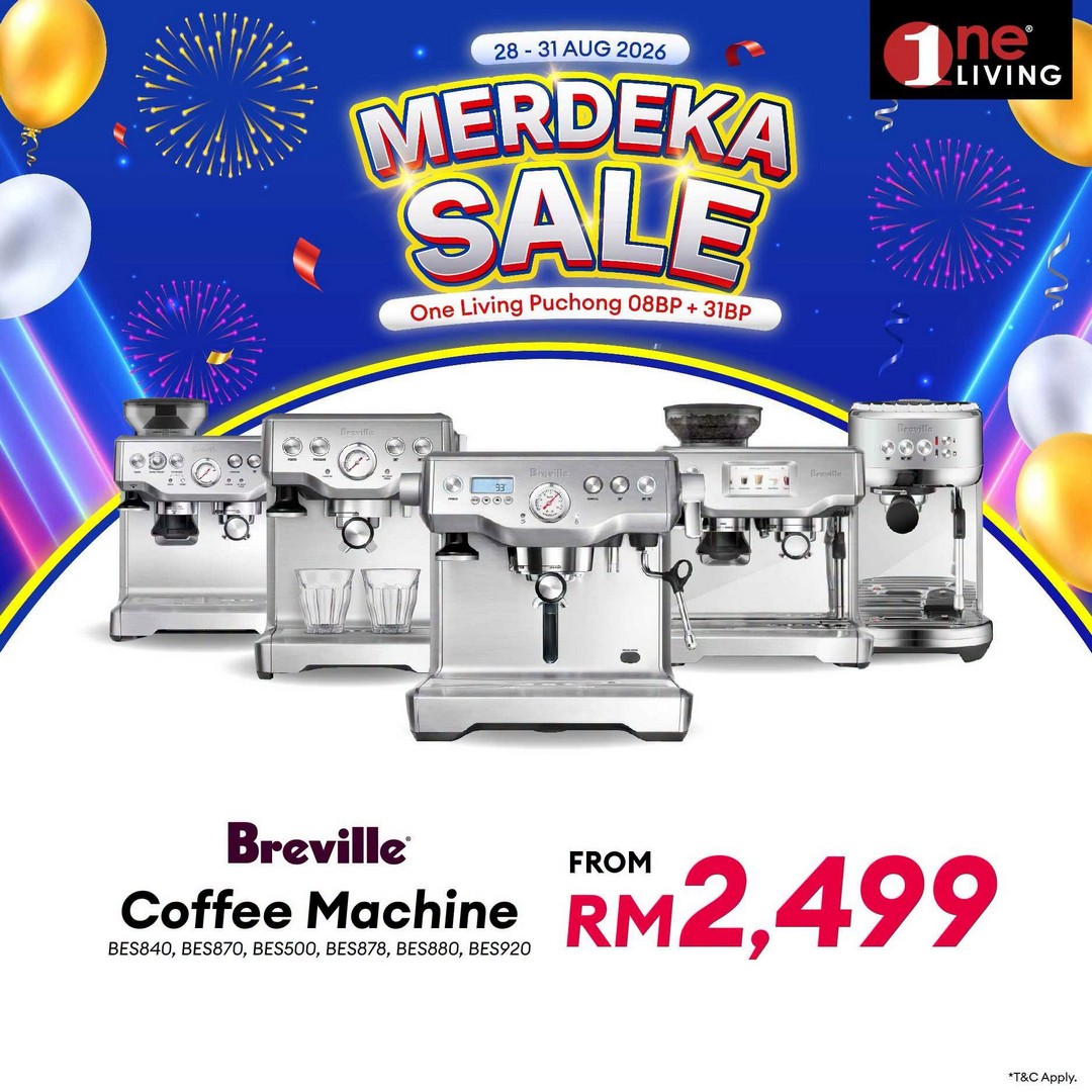 One-Living-Malaysia-Merdeka-Sale-on-Fridges-Kitchen-Appliances-7 28-31 August 2026: One Living Malaysia: Merdeka Sale on Fridges & Kitchen Appliances at One Living Puchong – Free Delivery, Basic Set-Up & Up to 36-Month Instalment Promotion