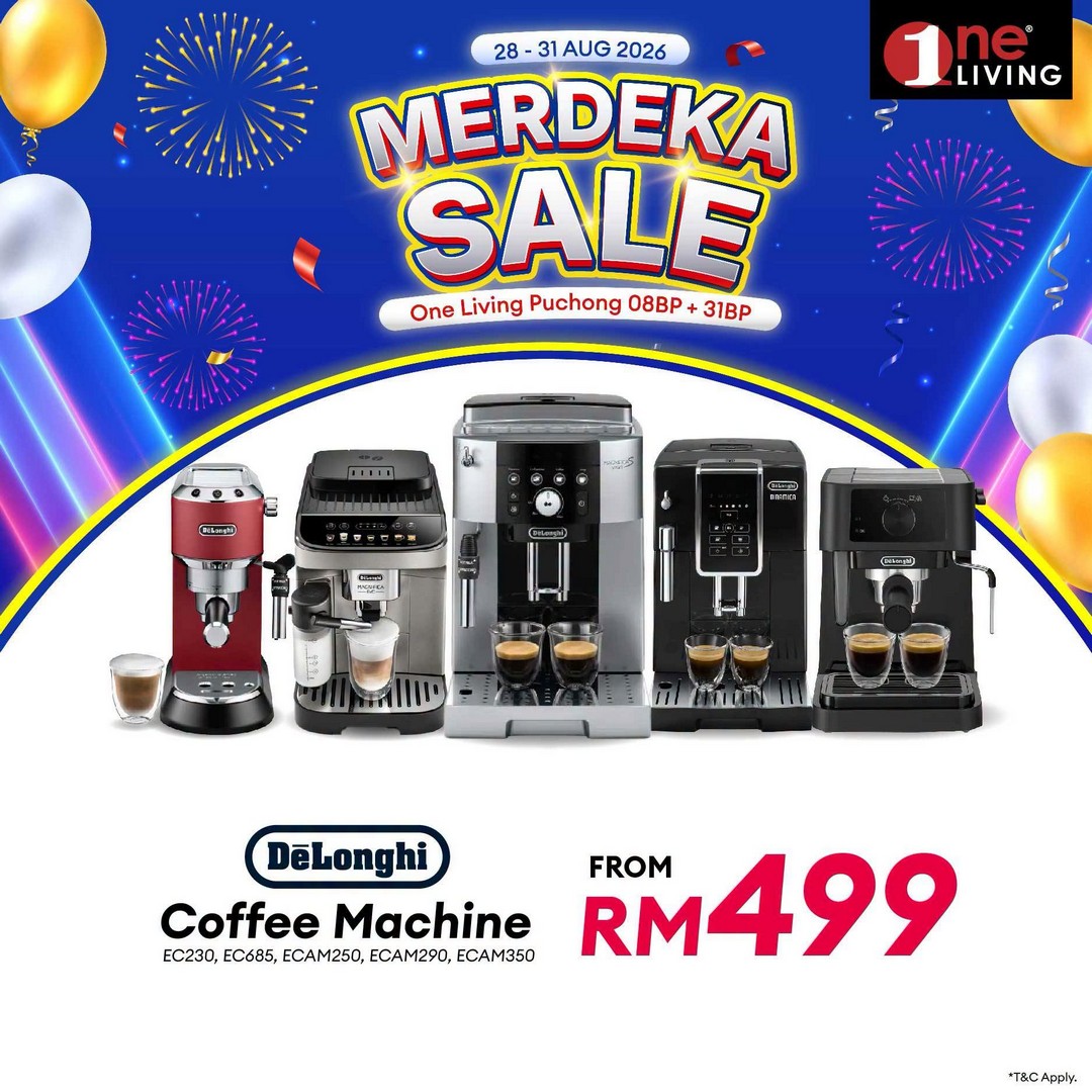 One-Living-Malaysia-Merdeka-Sale-on-Fridges-Kitchen-Appliances-8 28-31 August 2026: One Living Malaysia: Merdeka Sale on Fridges & Kitchen Appliances at One Living Puchong – Free Delivery, Basic Set-Up & Up to 36-Month Instalment Promotion