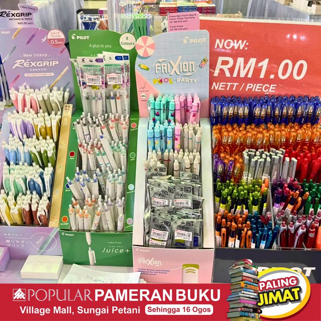POPULAR-@-Village-Mall-Sungai-Petani-8 7-16 August 2026: POPULAR @ Village Mall Sungai Petani: Book, Stationery, Gadgets & IT Sale Promotion with Rebates and Vouchers