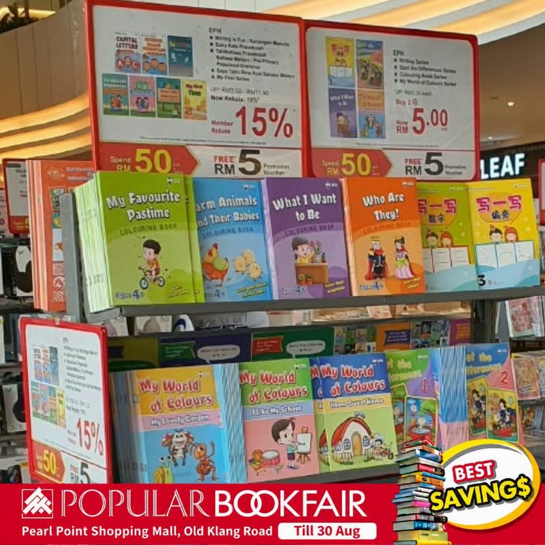 POPULAR-Bookfair-Sale-and-Promotion-at-Pearl-Point-Shopping-Mall-7 24-30 August 2026: POPULAR Bookfair: Sale and Promotion at Pearl Point Shopping Mall, Old Klang Road