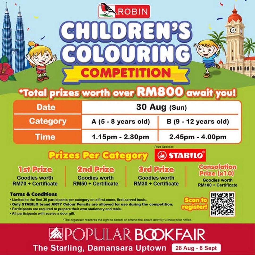 POPULAR-Bookfair-School-Holiday-Sale-2 28 August-6 September 2026: POPULAR Bookfair: School Holiday Sale and Family Event with Free Games, Creative Workshops & Prize Activities