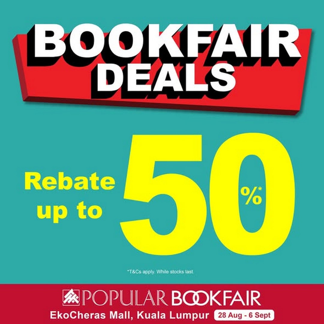 POPULAR-Bookfair-at-EkoCheras-Mall-Up-to-50-Rebate-1 28 August-6 September 2026: POPULAR Bookfair at EkoCheras Mall: Up to 50% Rebate, Items from RM5 & RM20 Voucher Promotion
